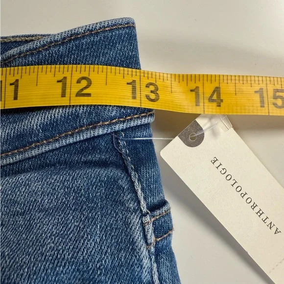 NWT MOTHER The Insider Crop Step Fray Work Hard Play Hard Size 26 - Picture 11 of 14